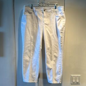 Ladies White INC Skinny Legs Jeans